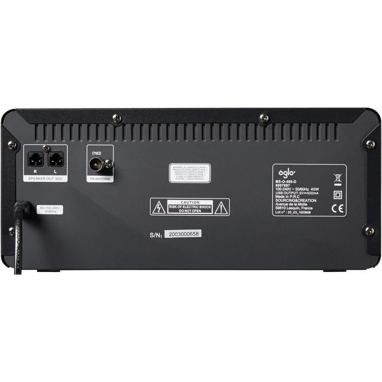 Bon marché ???? OGLO# Chaîne HiFi MS-O-400-D ???? 2 Bon marché ???? OGLO# Chaîne HiFi MS-O-400-D ???? – Image 2