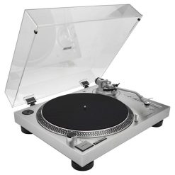 Le moins cher ???? AUDIO TECHNICA Platine Vinyle AT LP120XUSBSV - Gris Argenté ????