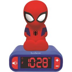Coupon ???? LEXIBOOK Réveil Veilleuse Spider-Man - Rouge/bleu - TRL800SP ????