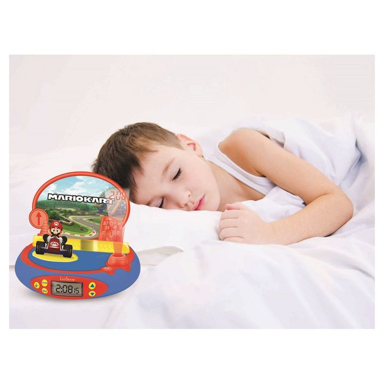 Tout neuf ???? LEXIBOOK Réveil Projecteur Avec Sons MarioKart - RP500NI - Bleu/rouge/jaune ✔️ 2 Tout neuf ???? LEXIBOOK Réveil Projecteur Avec Sons MarioKart - RP500NI - Bleu/rouge/jaune ✔️ – Image 2