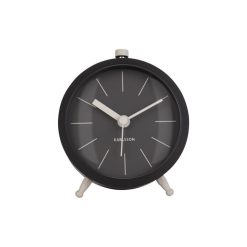 Bon marché ???? Karlsson Réveil Button En Métal - Noir ????