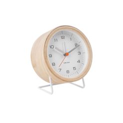 Nouveau ⭐ Karlsson Réveil Design Bois Innate - Blanc ⌛