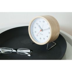 Nouveau ⭐ Karlsson Réveil Design Bois Innate - Blanc ⌛ -APPLE Shop unnamed file 1645