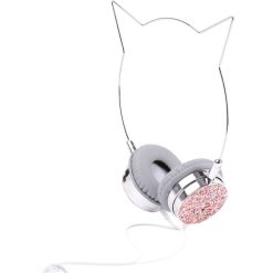 Top 10 ???? QILIVE Casque Audio Oreille De Chat 146905 Q.1485 - Argent/Rose ????